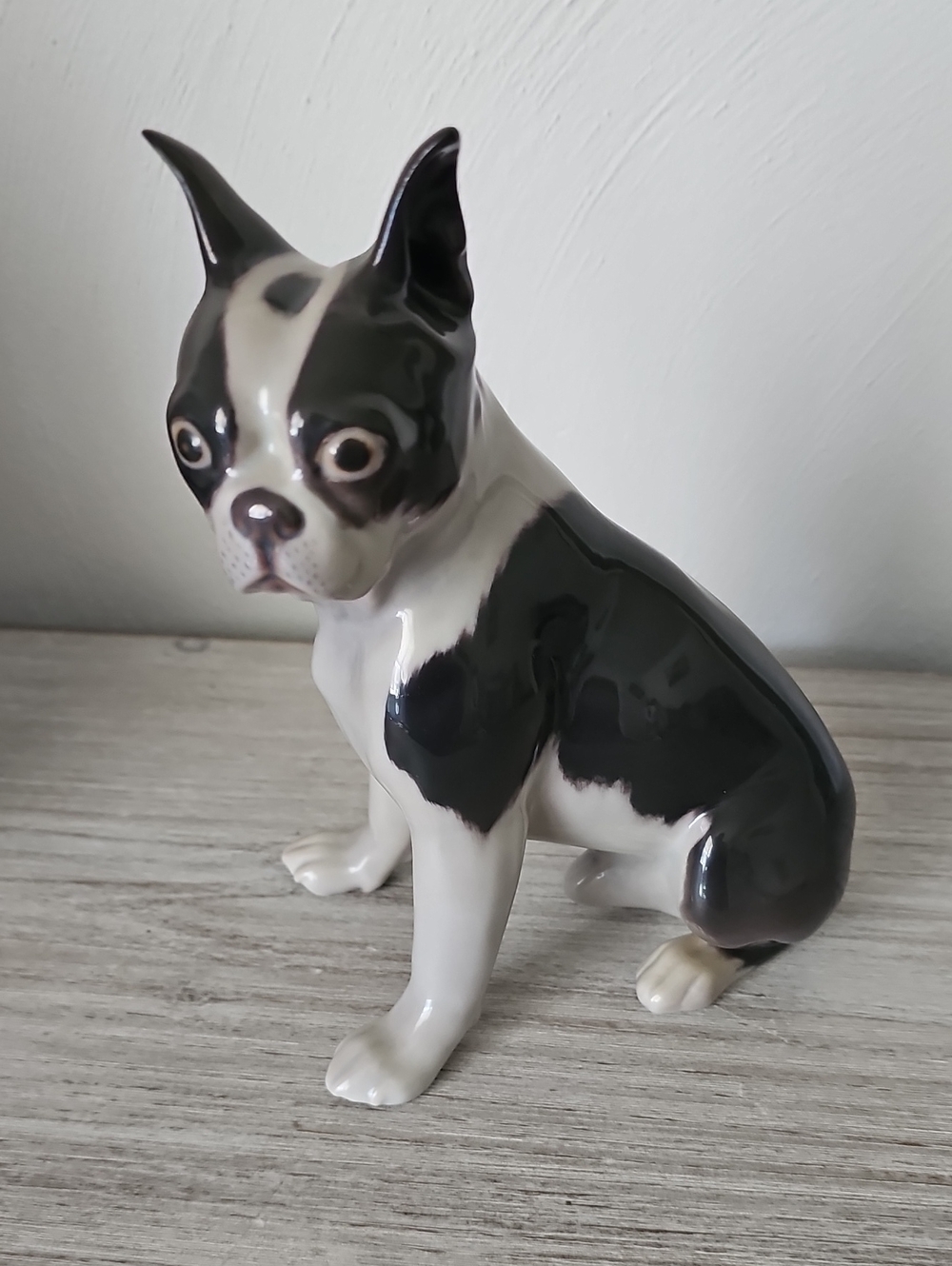 Vintage Boston Terrier Bing Grondahl Denmark Collectible Figurine